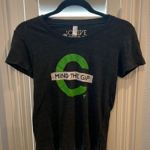 The Chive “Mind the Gap” T-Shirt - Heather Gray- Size Small